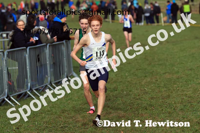 Mens Under-17s 2024 Northern Cross Country Champs., Sedgefield. Photo: David T. Hewitson/Sports for All Pics